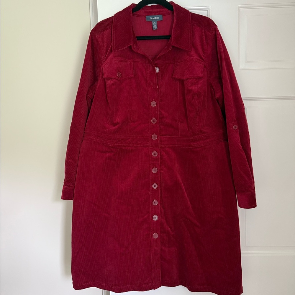 Modcloth Corduroy Dress